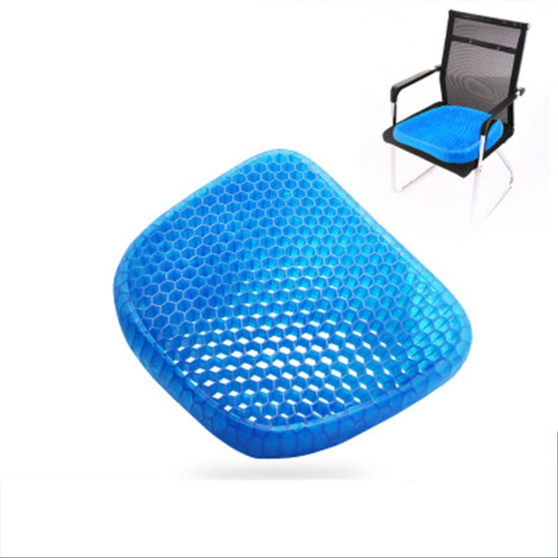 Summer Elastic ice pad gel cushion non-slip soft and comfortable office chair Car Seat massage cushion TPE Silicone Cooling Mat